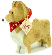 Carved Wood Shelties