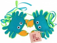 Organic Catnip filled Blue Crab Cat Toys