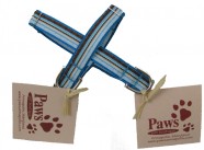 Blue Striped Cat Collars
