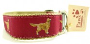 Golden Retrievers Ribbon Dog Collars