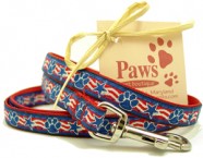 Patriotic Paws 1/2" Toy Dog Leashes