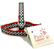 Black & White Checked Tiny Dog Collars