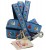 Light Blue Rainbow Fleet Sailing Dog Leashes.