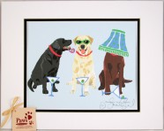 Labrador Party Animal Prints