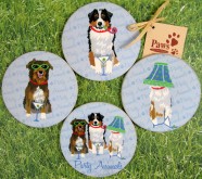Australian Shepherds Party Animal Drink Coasters