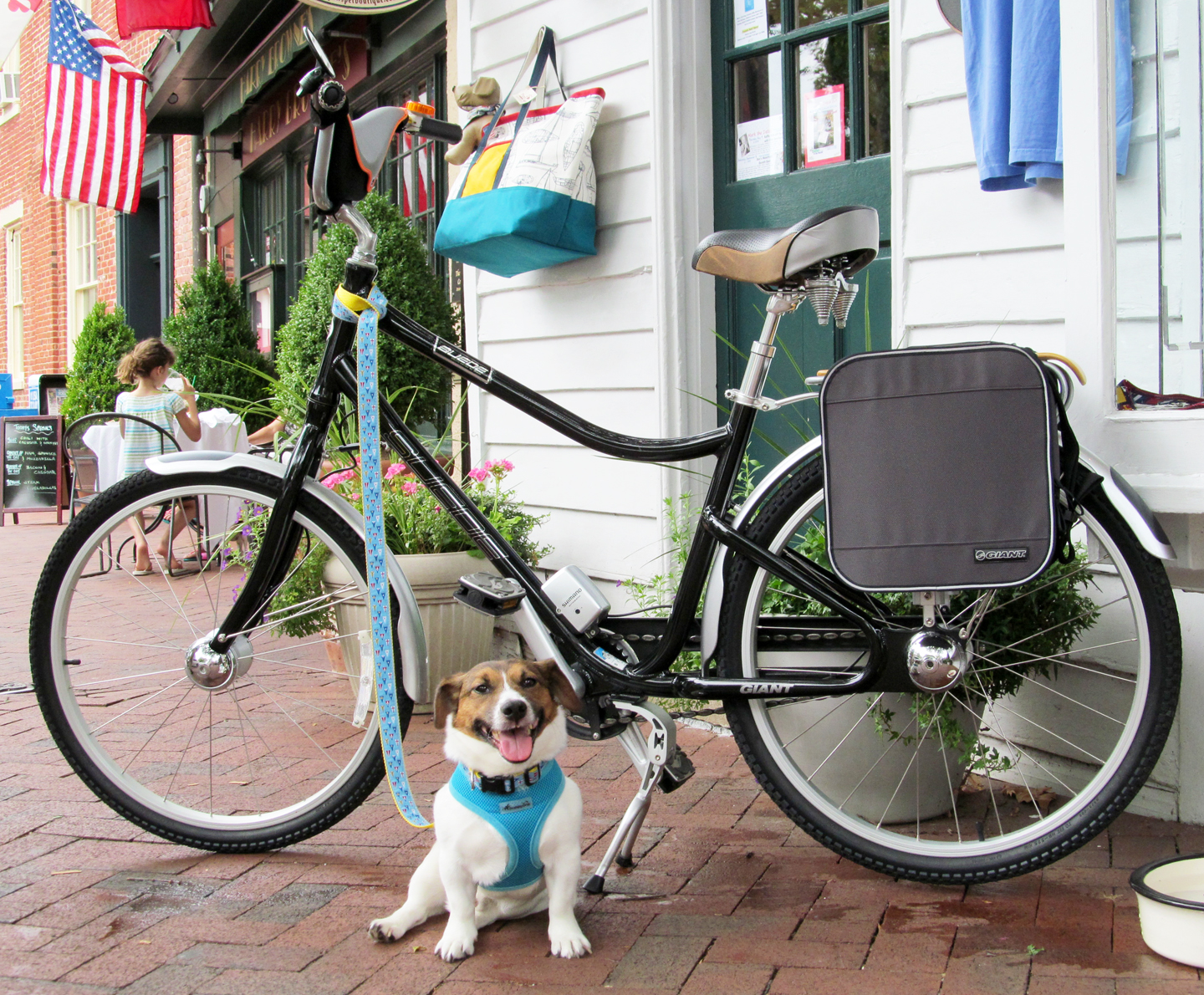 Ben with Dick Smothers Bike