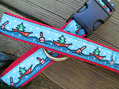 Boats and Buoys Holiday Dog Collars