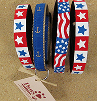 Patriotic Cat Collars at Paws Pet Boutique