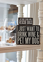 Dog Lover Wine Lover Gifts at Paws pet boutique