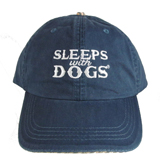 Blue Sleeps with Dogs Baseball Hats