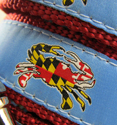 http://www.pawspetboutique.com/light-blue-maryland-flag-crab-dog-leashes/