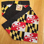 Maryland Flag Dog Bandanas